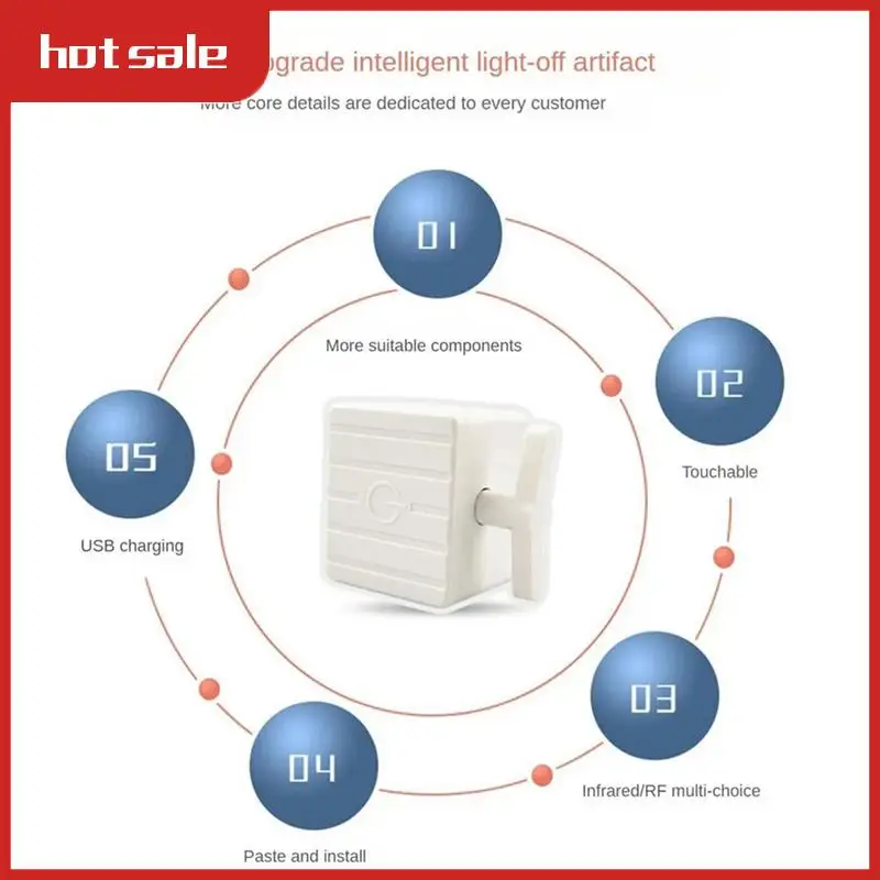 

Wireless Remote Control Turn Off/On Lights Auto Press Wall Switch Bot Rechargeable Auto Physical Finger Click Switch Spare Parts