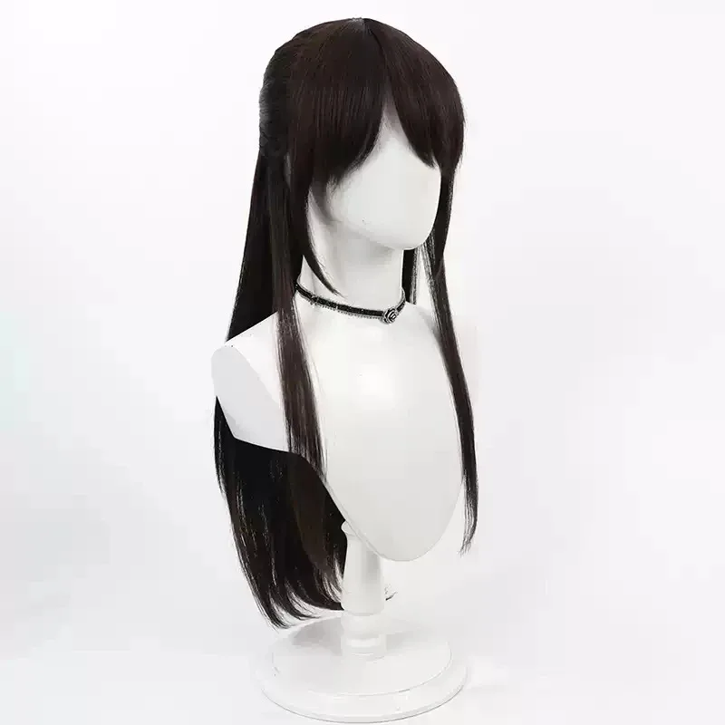 الأزرق الأرشيف Kurimura Airi شعر مستعار تأثيري أسود براون مقاومة للحرارة الشعر الاصطناعية هالوين حفلة لعب الأدوار كرنفال + غطاء شعر مستعار