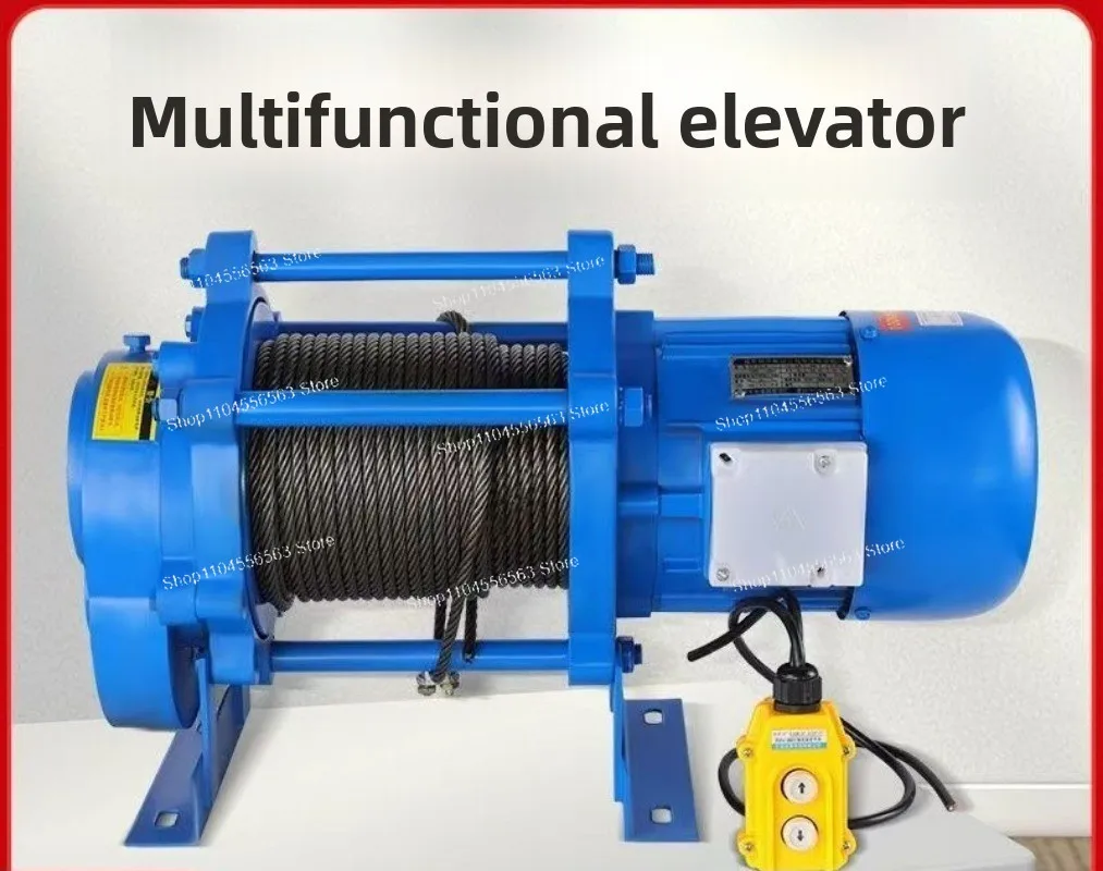Multifunctional Hoist 220v Household Hoist 1 Ton 2T Electric Hoist 380v Building Decoration Small Crane