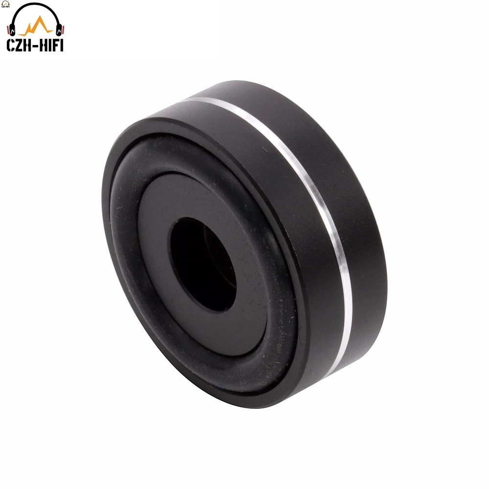 4 stücke 40x20 m CNC Gefräste Aluminium Verstärker Füße Stoßdämpfer Plattenspieler Füße Audio CD HIFI Isolation Füße pad AMP CD Plattenspieler – Detail 9
