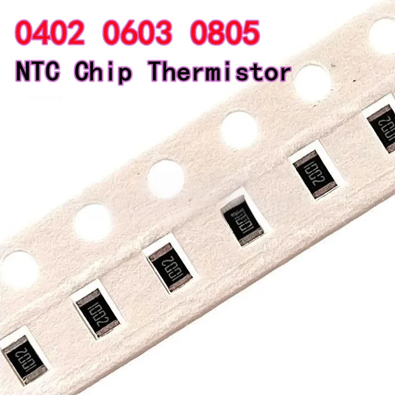 20PCS NTC Chip Thermistor 5% 0402 0603 0805 10K 15K 22K 33K 47K 50K 100K B3950 5% ntc 10k 10k resistor thermistor 0402 100k 1K