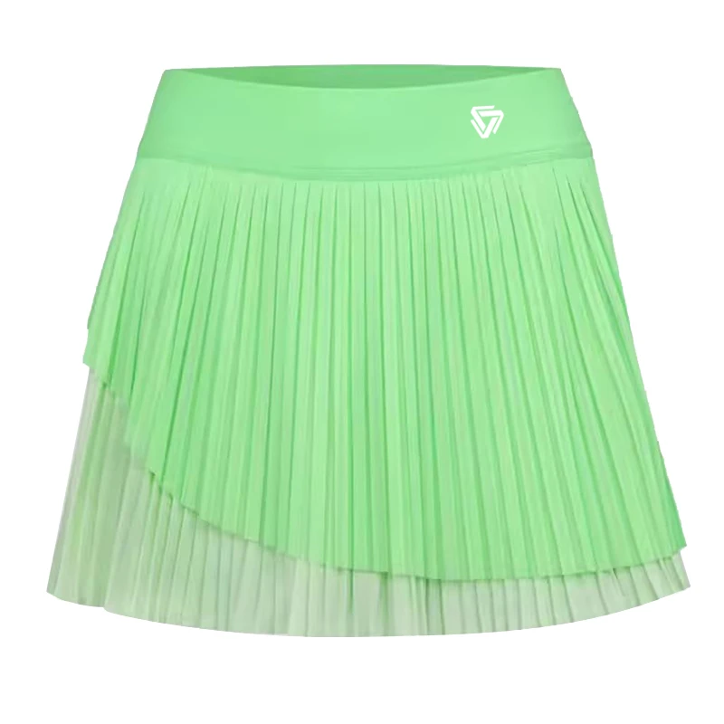 

Popular Women Pleated Tennis Skirt with Pockets High Quality Athletic Culottes High Waisted Golf Skorts Workout Running Skirts