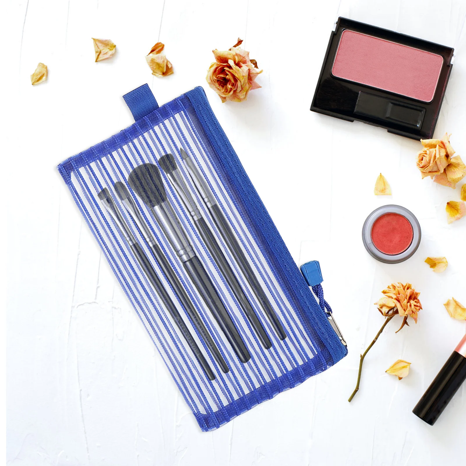 

10Pcs Large Capacity Multi-Function Pencil Bag Mesh Organizer for Stationery Cosmetics Travel Accessories Large Pencil Pouch