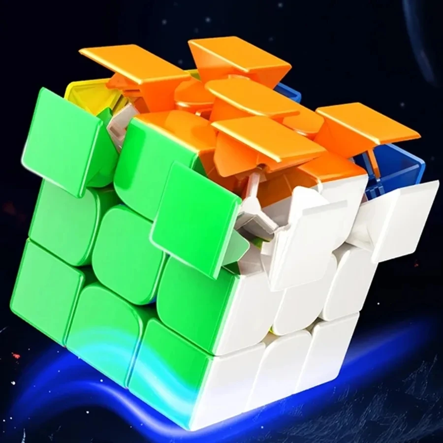 Moyu-子供用磁気磁気磁気maglevキューブ、スピードパズル、プロのフィジェットトイ、rs3m、3x3、3x3