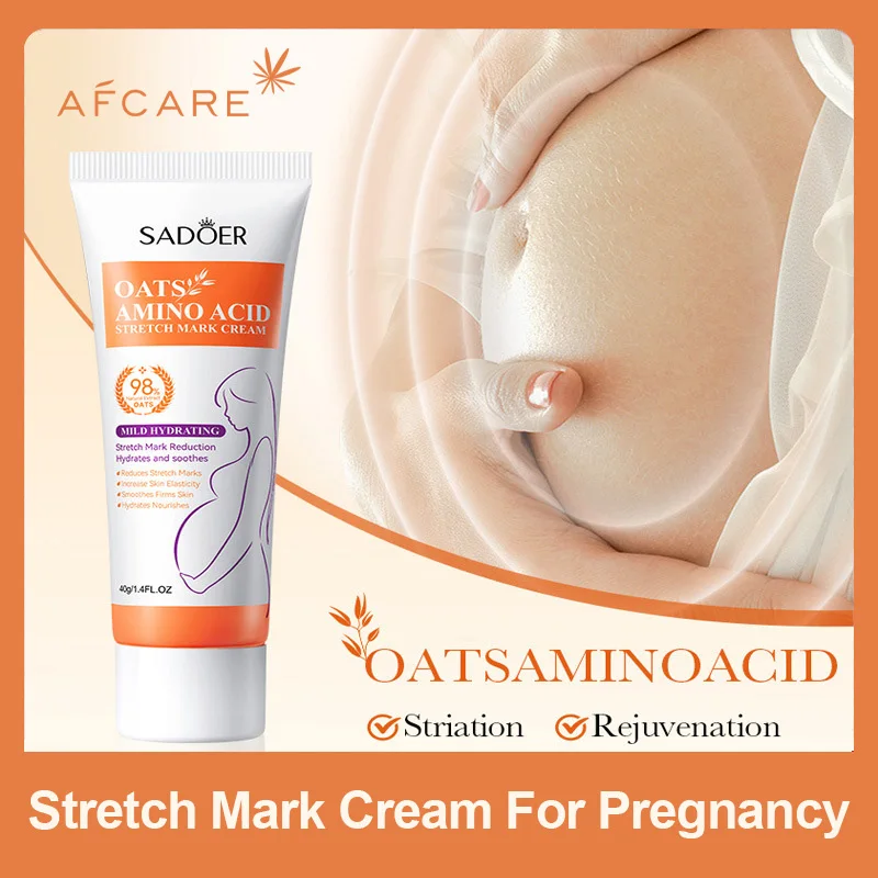 Stretch Mark Cream Oat Pregnancy Stretch Mark Repair Body Cream Swelling Marks Remove Firming Skin Care Products