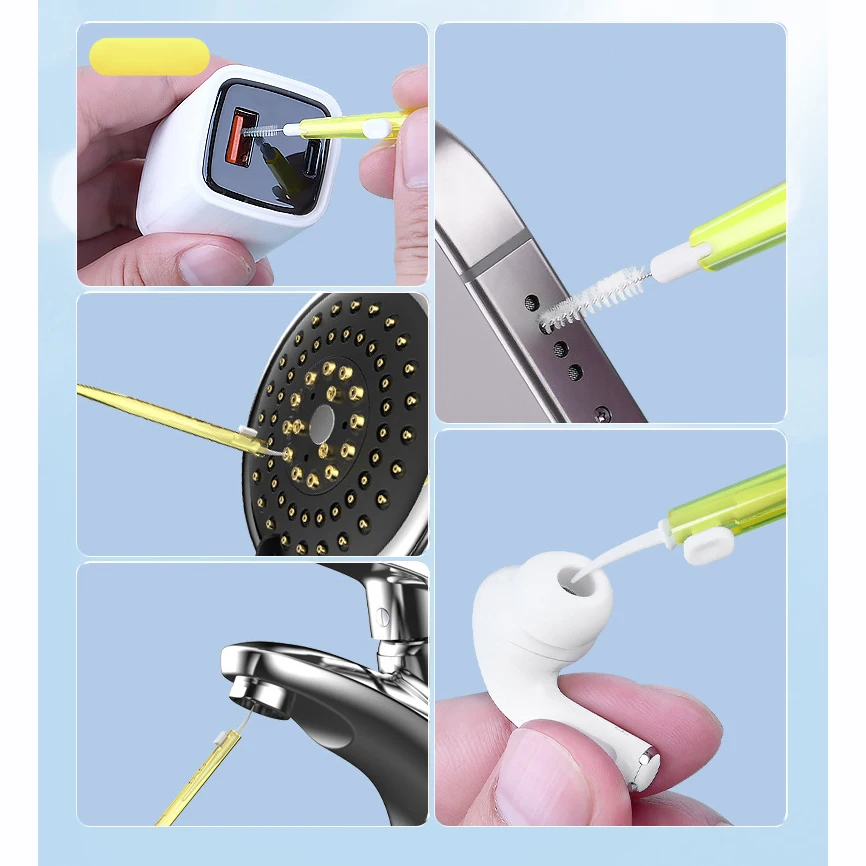 Kit detergente per Airpods 1 2 3 Pro spazzola per la pulizia multifunzione spazzola morbida floccaggio spugna strumento per la pulizia della custodia per auricolari Bluetooth