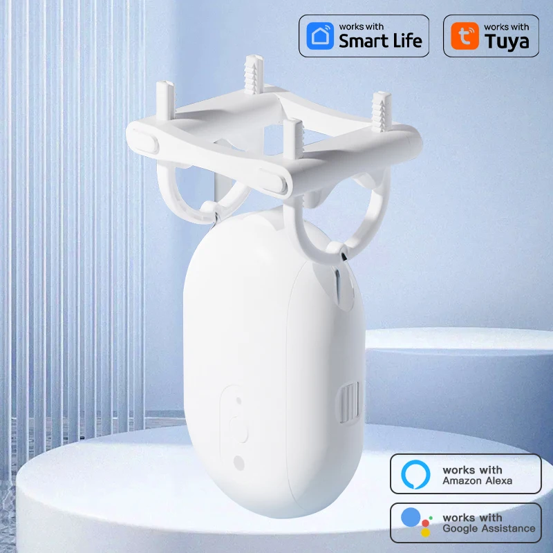 

Новый T U I Track Roman Rod Tuya Zigbee Bluetooth Двигатель для штор с крючками Умный шторный толкатель Робот Siri Google Home Alexa Voice