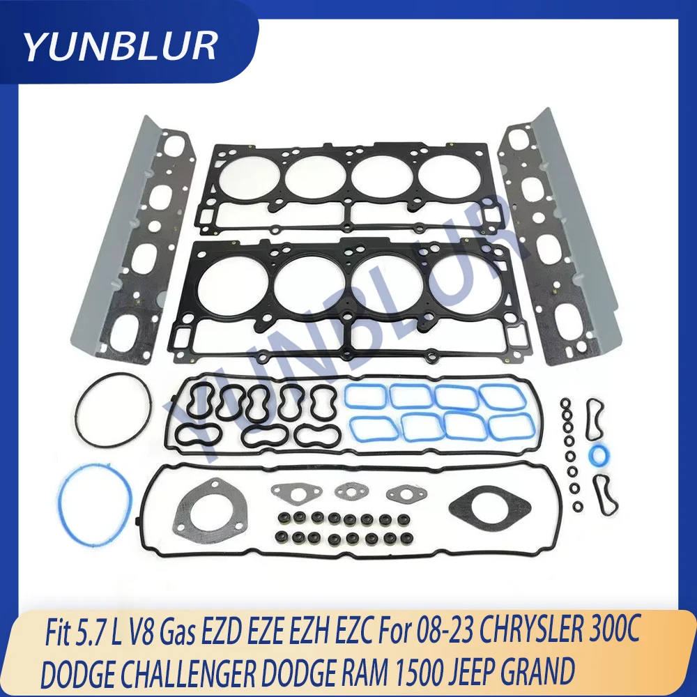 

Engine Parts Full Gasket Set Fit 5.7 L V8 Gas EZD EZE EZH EZC For 08-23 CHRYSLER 300C DODGE CHALLENGER DODGE RAM 1500 JEEP GRAND