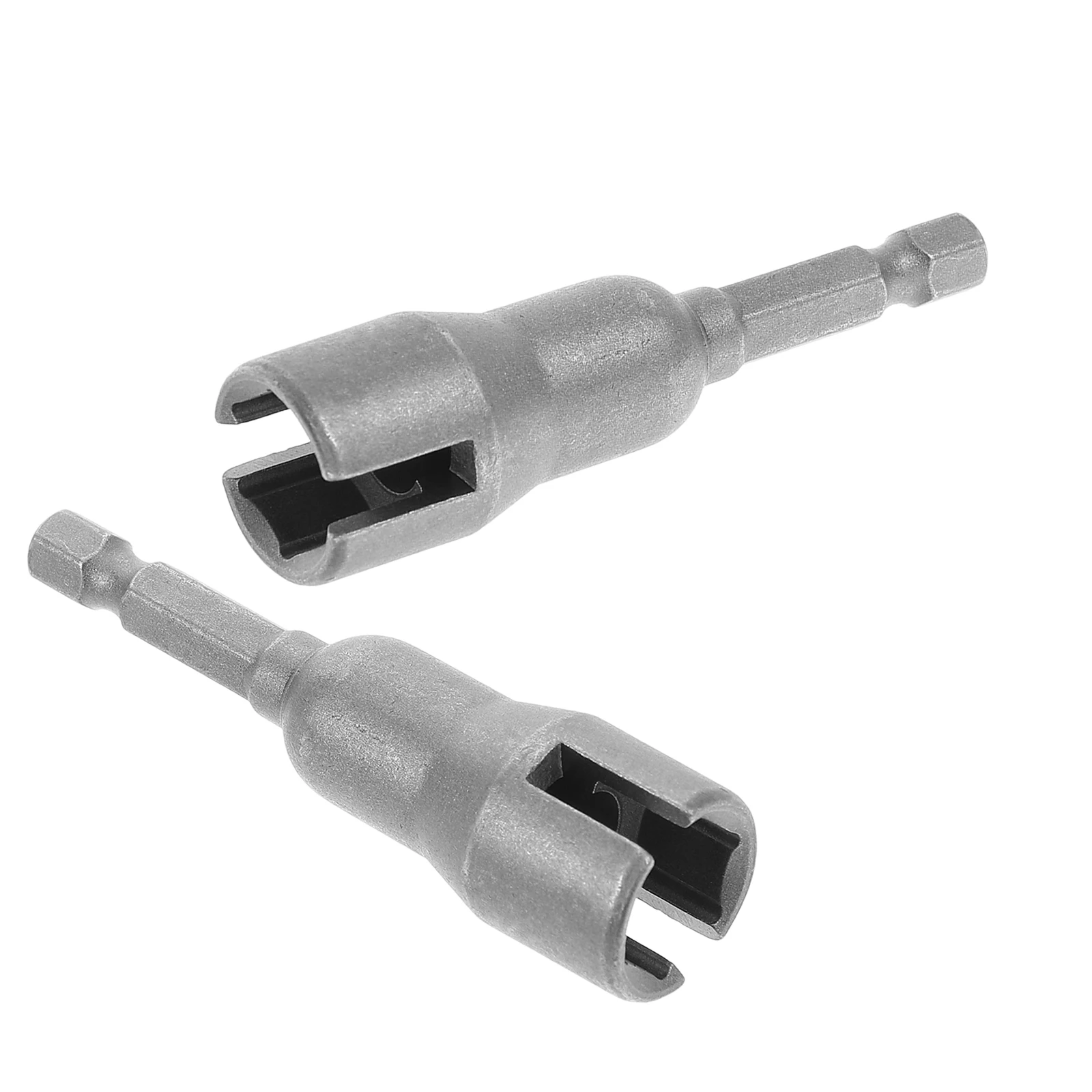 

2pcs Butterfly Socket Wrench Hexagonal Bolt Wing Nut Driver Bits Drill Point Silver Wingnut Outdoor Camping Hiking Tool