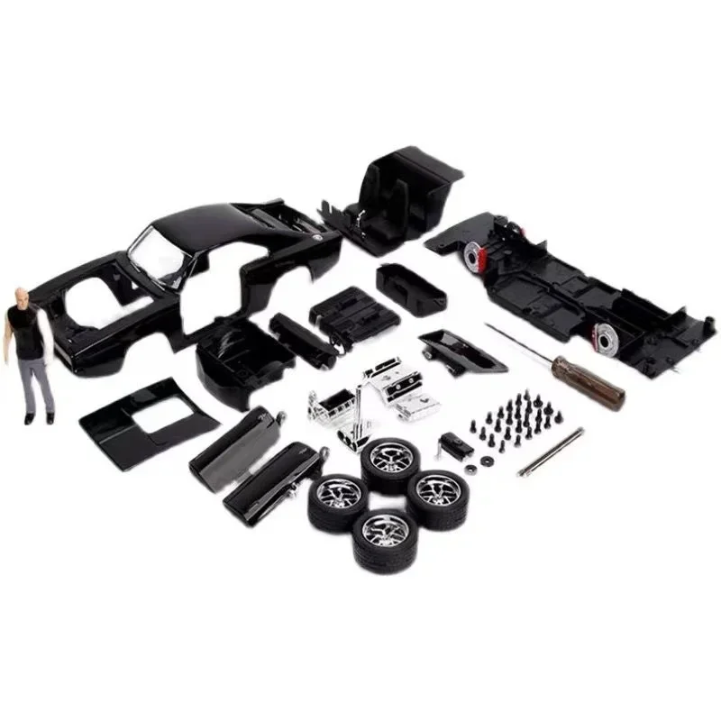 jada1/24 Fast and Furious Dodge Charger with alloy doll assembly version bright decoration collection