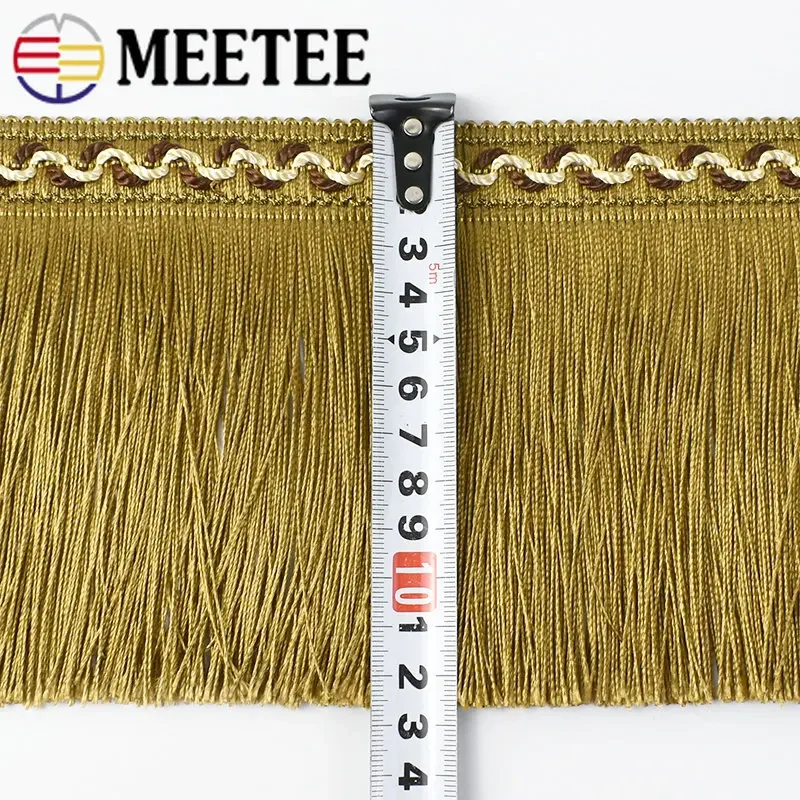 1/2/4Meters 13cm Curtain Tassel Fringe Trimming DIY Home Textile Garment Braid Trim Lace Ribbon Decor Sewing Accessories