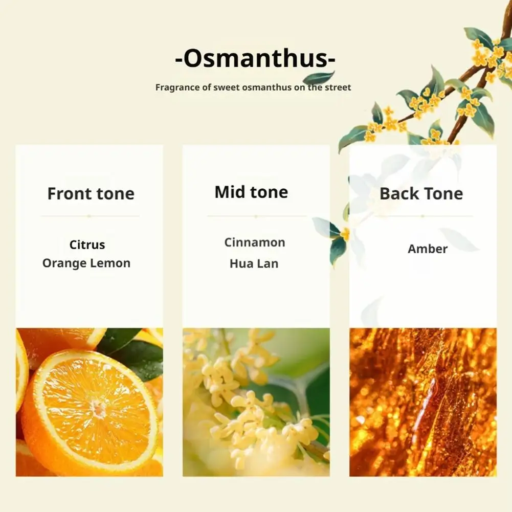 عطر كوكوسيليا للنساء برائحة الزهور الطبيعية يدوم طويلاً أو دو برفوم أوسمانثوس، روز، لافندر، عطر جاردينيا الخفيف الطازج #5