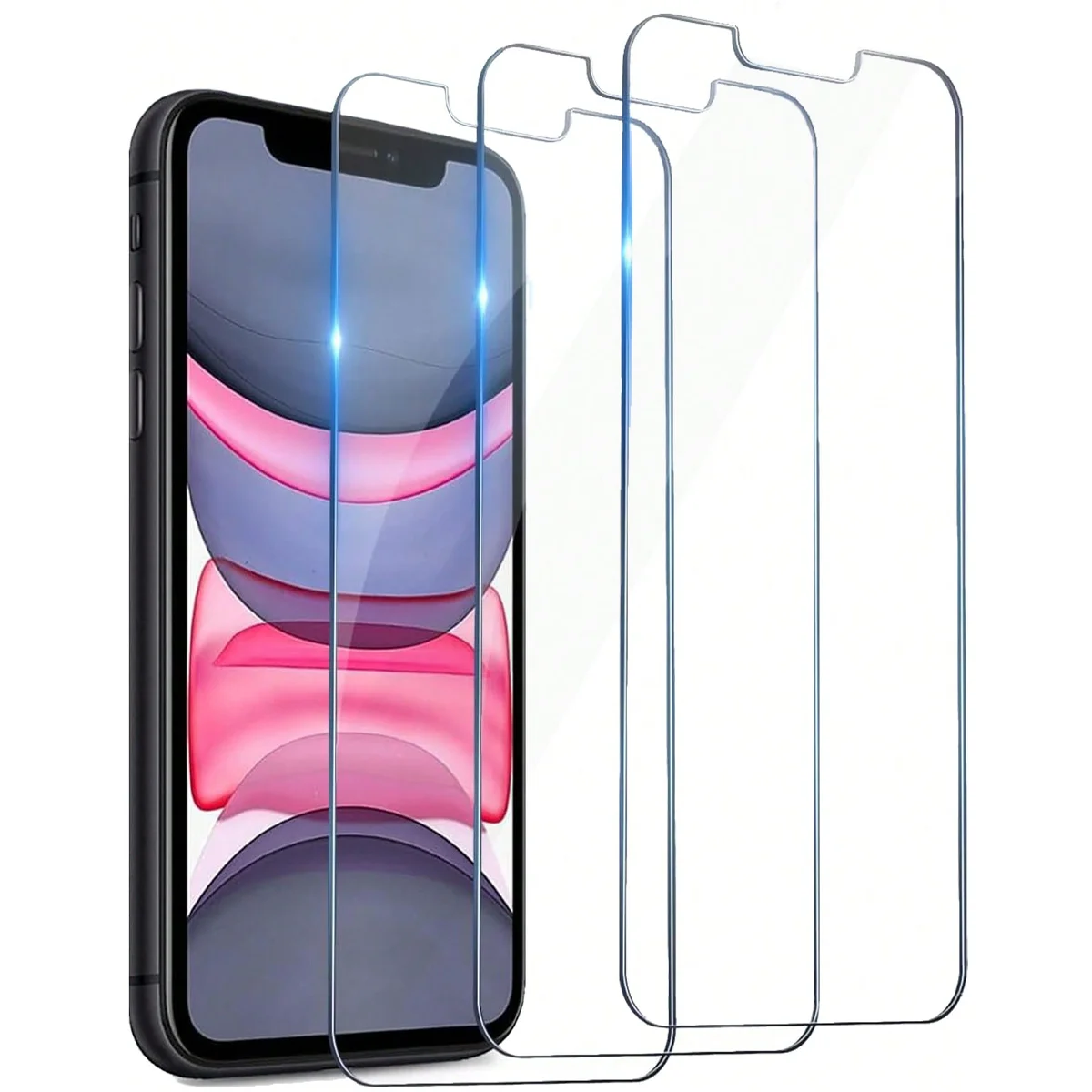 3 عبوات من واقي الشاشة لهاتف iPhone X XS Max XR 11 11 Pro Max 12 12 Mini 12 Pro Max 13 13 Mini 13 Pro Max 14 14 Plus