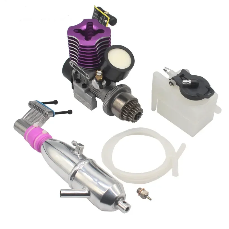 For 1/10 Scale 02060 Unlimited Methanol Fuel Engine for RC Car High Performance 18 Level Nitro Power Unit Replacement Part