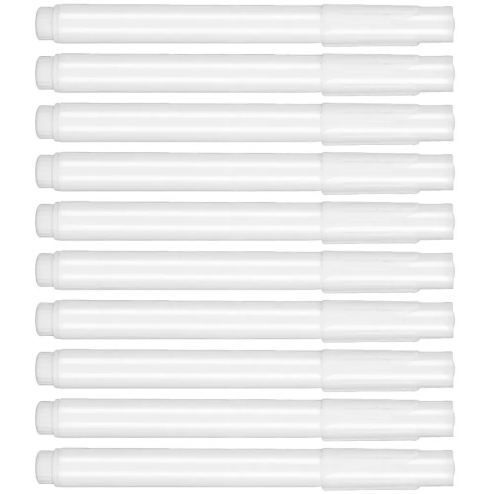 

10Pcs Liquid Chalk Pens Reusable Markers for Glass Board Blackboard Writing Easy to Use Non Drying Cap School Art Office