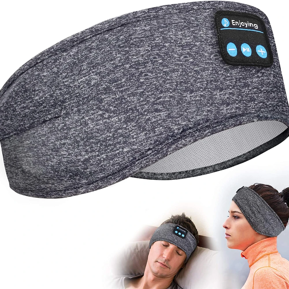 Thin Soft Bluetooth Sports Bandana Headband Elastic Comfortable Music Eye Mask Headband Wireless Bluetooth Sports Yoga Band