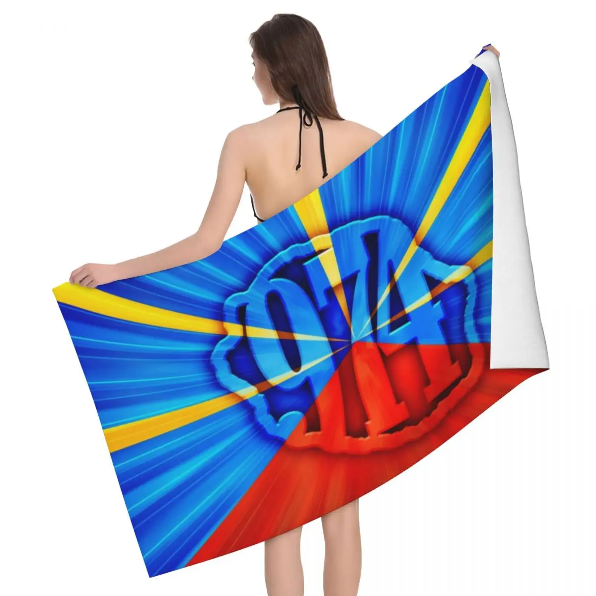 

974 Maveli Reunion Island Flag Beach Towel Quick Drying Reunionese Proud Super Soft Microfiber Shower Sauna Towels