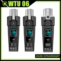 Micrófono dinámico, convertidor UHF inalámbrico, sistema de micrófono inalámbrico XLR, transmisor y receptor de micrófono para mezclador de Audio y guitarra