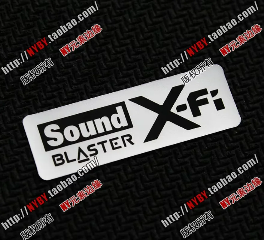 Original Innovative Sound Effect Sound Blaster X-FI Audio Decoding Label Sticker Logo