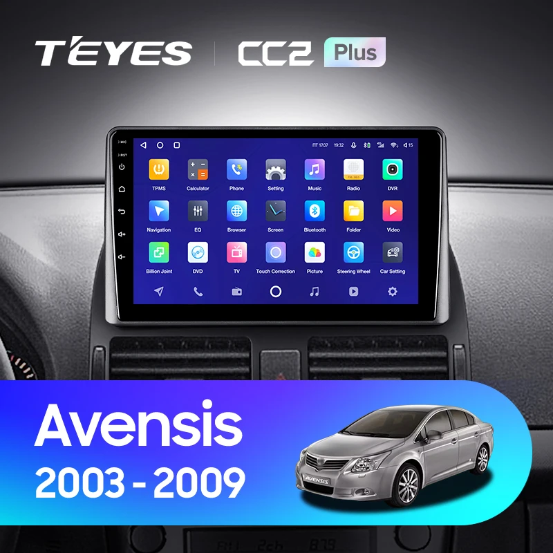 TEYES CC2 Plus For Toyota Avensis T250 2003 - 2009 Car Radio Multimedia Video Player Navigation GPS Android No 2din 2 din dvd