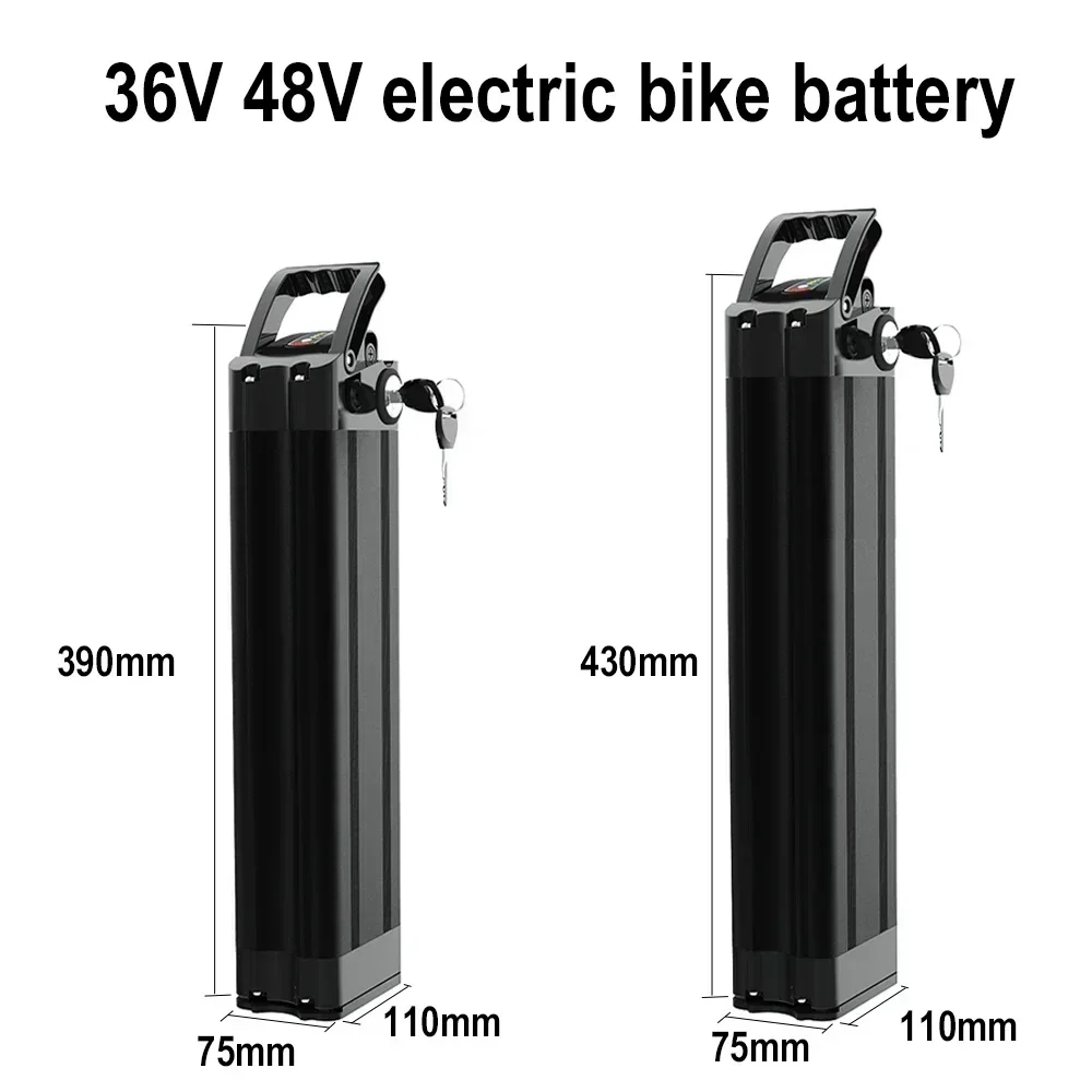 High Performance 48V 36V Silverfish Battery Pack for Scooter Skateboard,  15AH Lithium Cell with Charger, Replacement Parts