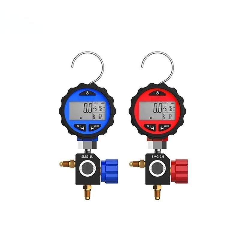 Electronic fluoride meter Refrigerant Digital pressure gauge Refrigerant Air conditioner Fluorine pumping