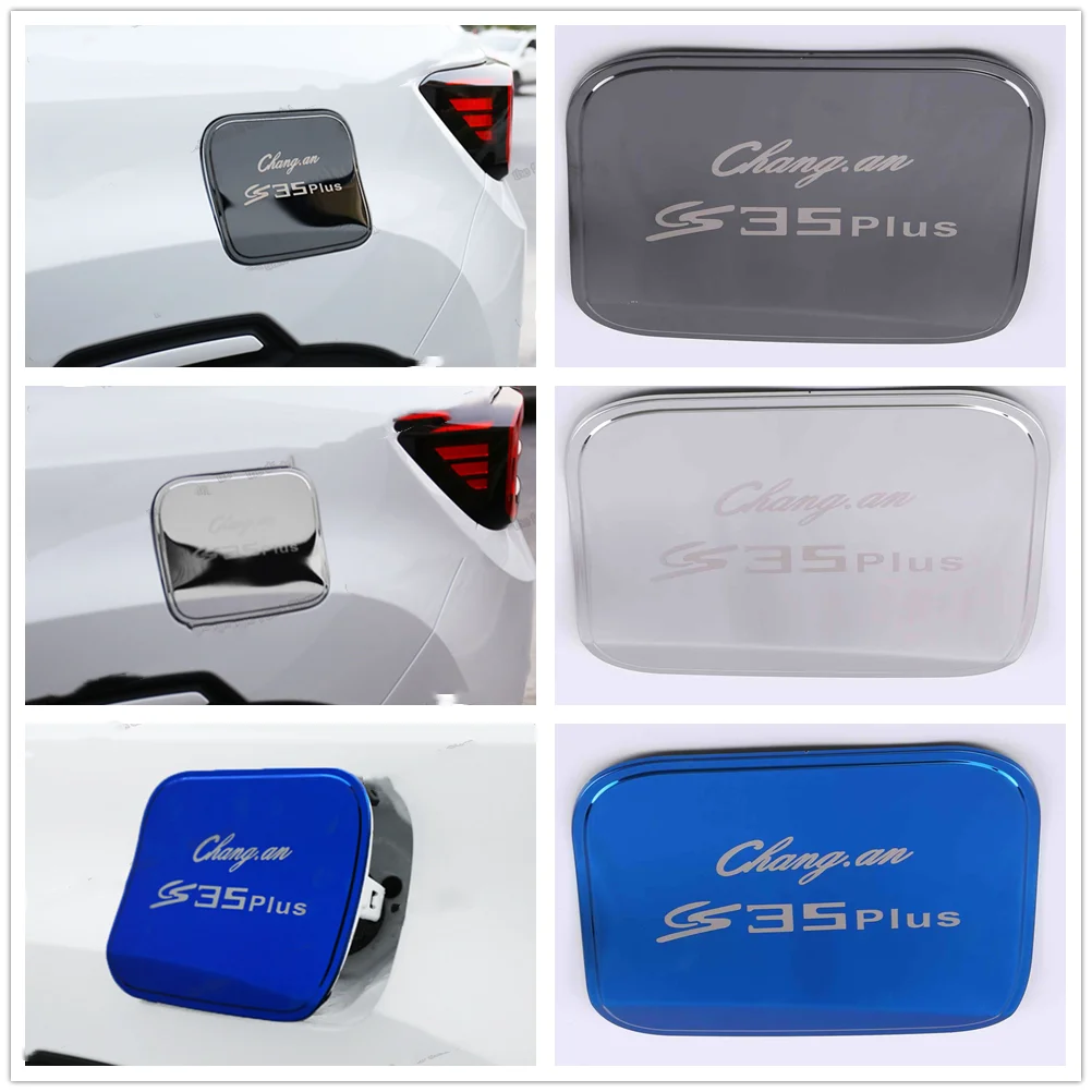 

Для Changan CS35 Plus 2018-2022 аксессуары крышка топливного бака крышка топливного бака упаковка декоративная крышка отделка стайлинга автомобиля из нержавеющей стали