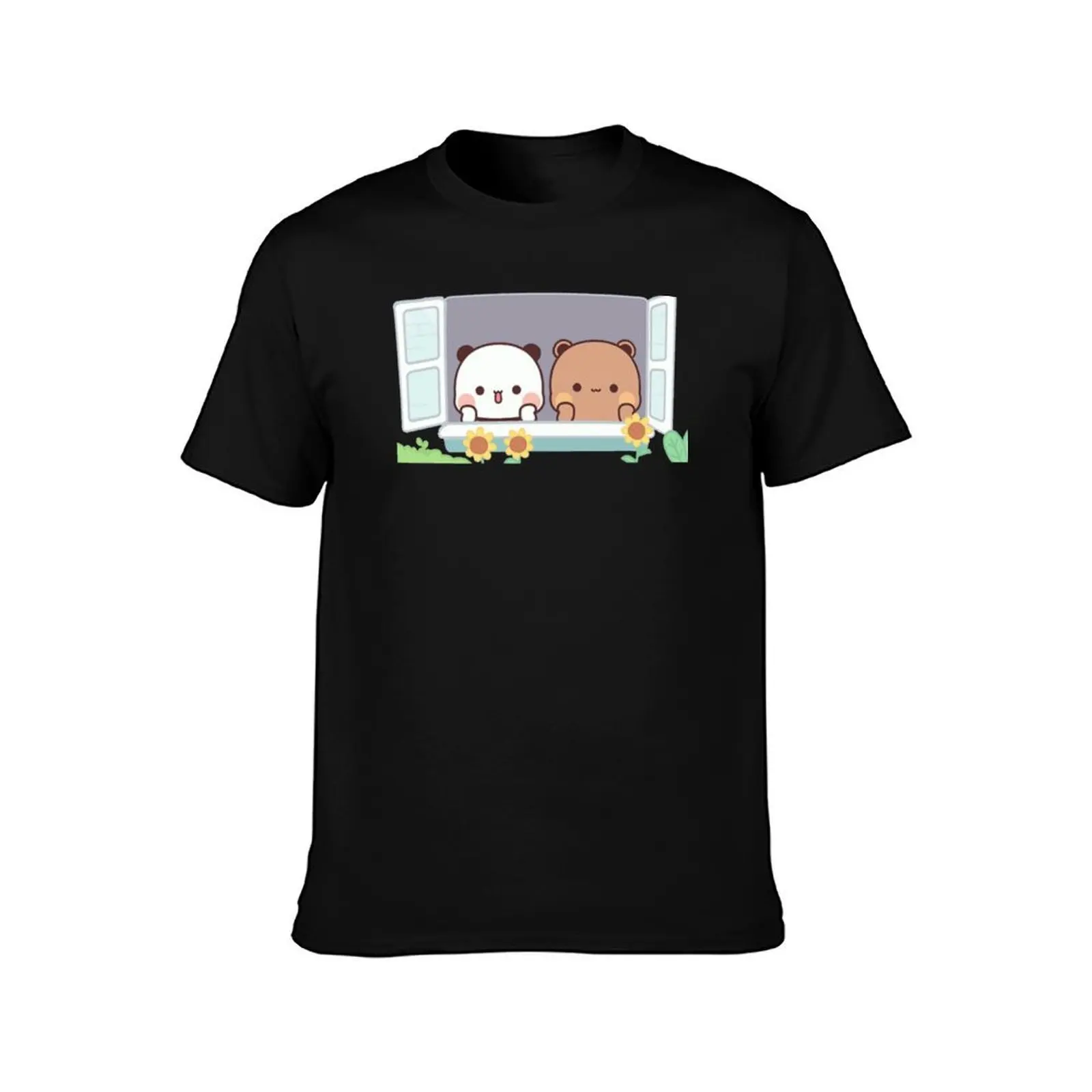 Bear and Panda Bubu Dudu Balloon T-Shirt Work Casual Loose Fit T-Shirt