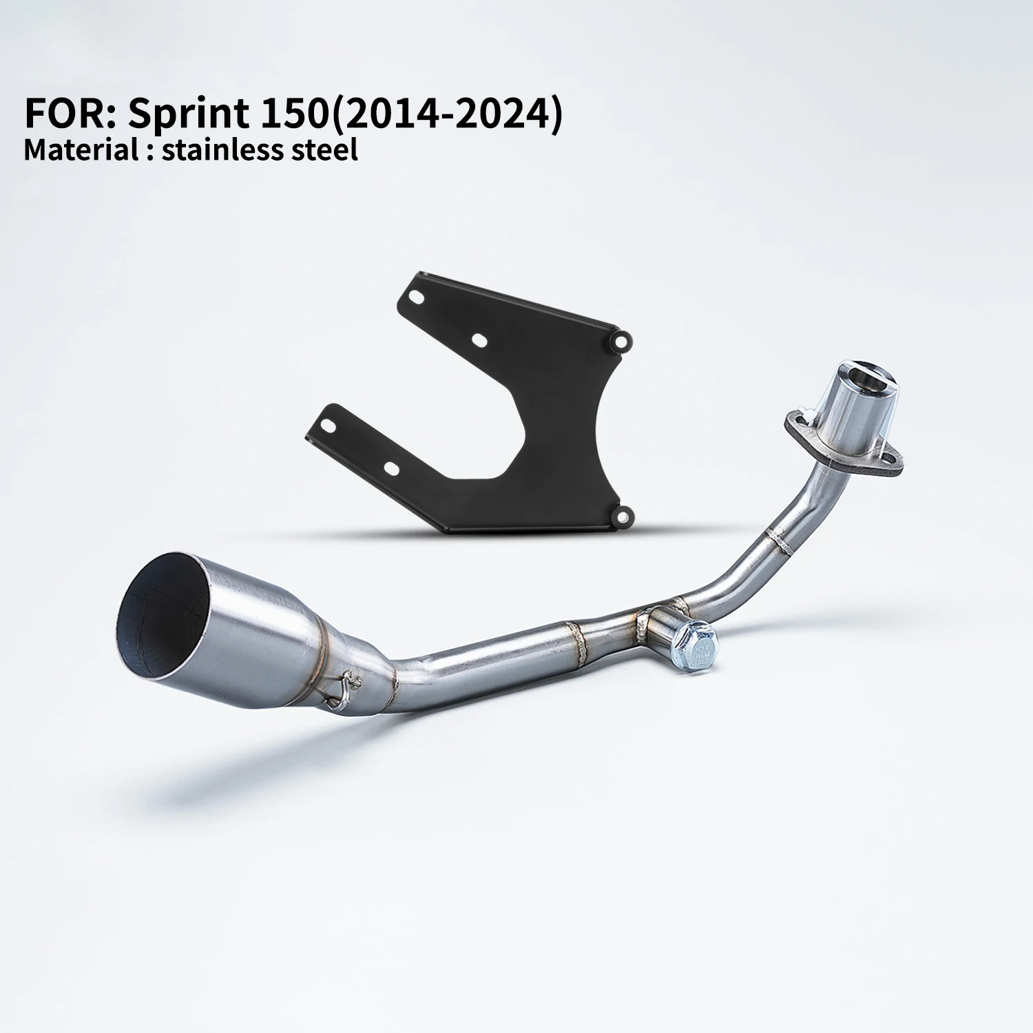 

Для скутеров и мотоциклов Sprint 125 150, Primavera 125 150 2014-2024: Модифицированная передняя соединительная труба выхлопной системы