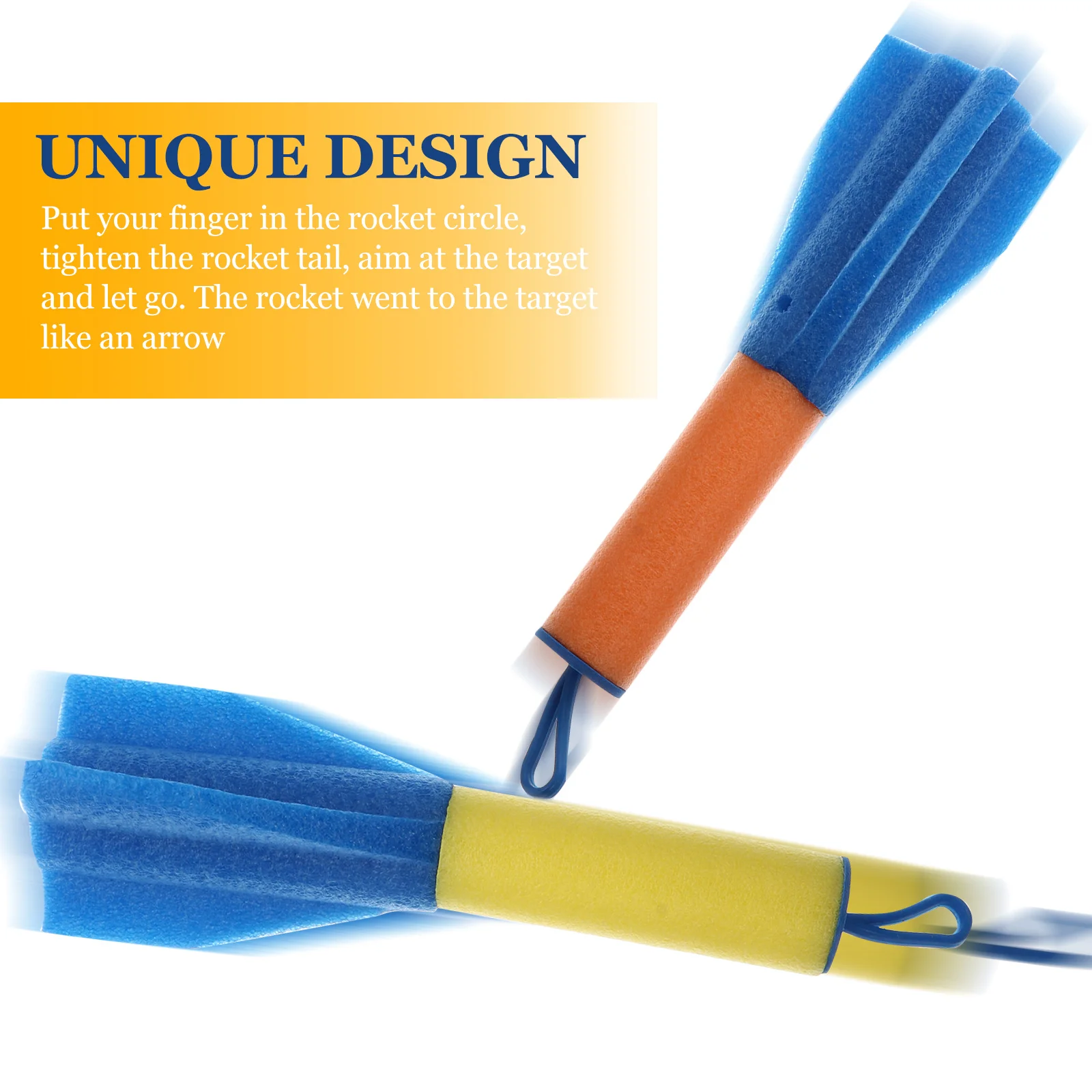8 pezzi lanciatore di razzi da dito per bambini educativo giocattolo di apprendimento sicuro per bambini prima educazione divertente ambientale