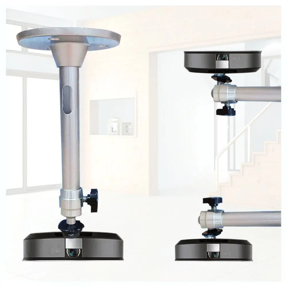 Professional Aluminum Alloy Projector Mount Hanger For CCTV Camera Security System Mini Projector Rotating Stand Holder