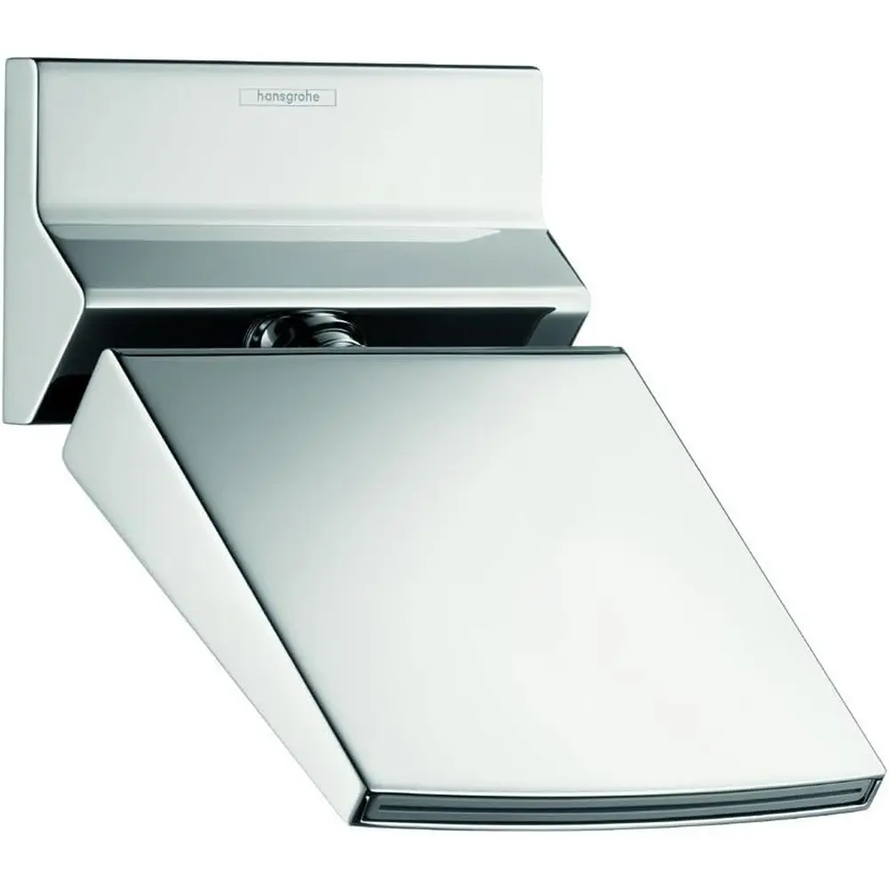 

Хромированная душевая лейка 150 мм с дождевым эффектом и стержнем 26000 Raindrop