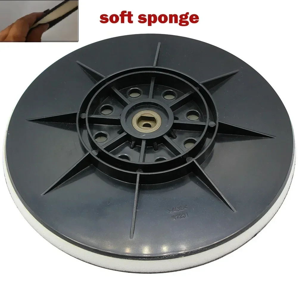 Polishing Pad Sander Backing Pad For Wall 9 Inch 8 Hole 215mm ABS HOOK AND LOOP Sanding Disc Soft Foam Brand New