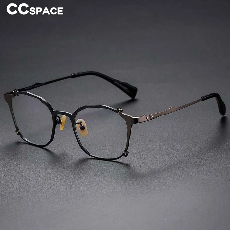 54535 Titanium Eyewear Prescription Eyeglasses Frame Women Round Myopia Optical Denmark Korean Glasses Frame Men