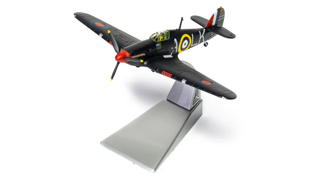 Fine 1/72 AA27608 British Hurricane Fighter Model Ian Richard  Alloy finished product collection model