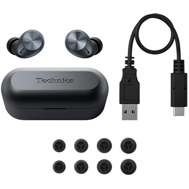 Imagem -04 - Panasonic-technics True Wireless Multiponto Bluetooth Earbuds com Microfone Hifi Chamadas Claras Longa Duração da Bateria Eah-az40