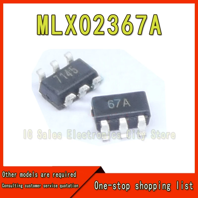 (10 Stuks) 100% Nieuwe Mlx02367a 67a Sot23-6 Chipset