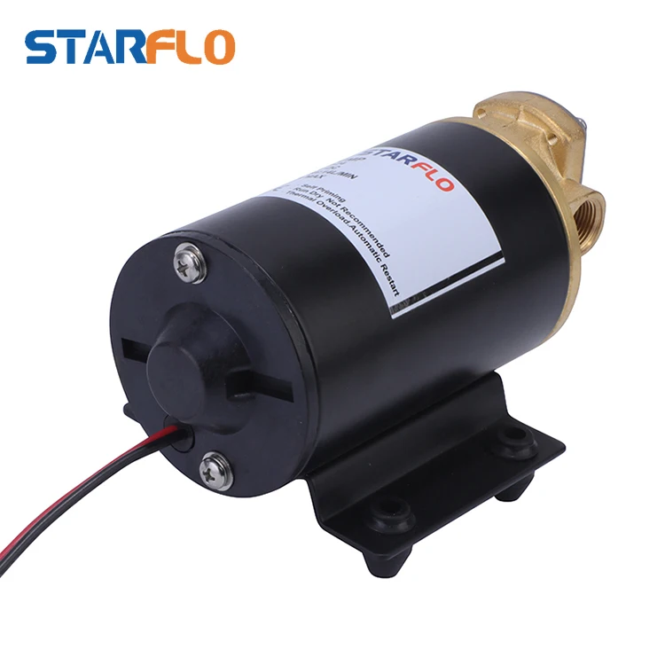 FP-24 14LPM 24V DC 3M Head Small Portable Fuel Cooking Lubrication Oil Fluid Transmission Marine Gear Oil Pump for Boat