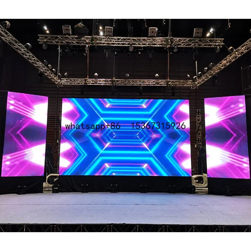 Full Color High Refresh Video Wall  Event Rental Stage Screen P2.6 P2.97 P3.91 Easy To Install Indoor Outdoor Led Display