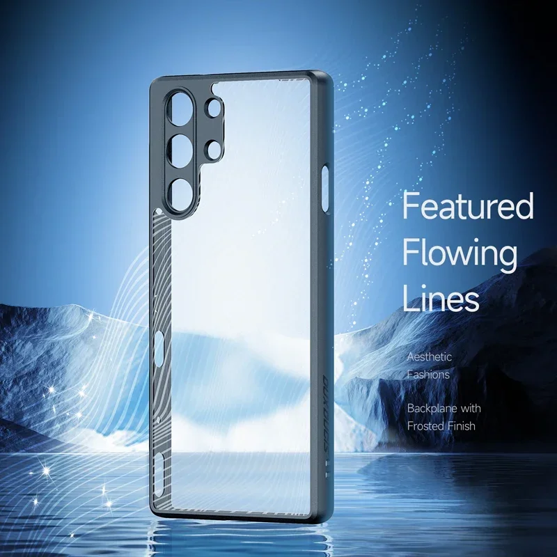 For ZET Nubia Red Magic 10 Pro Plus DUX DUCIS Aimo Shockproof PC+TPU Flowing Line Matte Anti-fingerprint Cover for Magic10 Pro