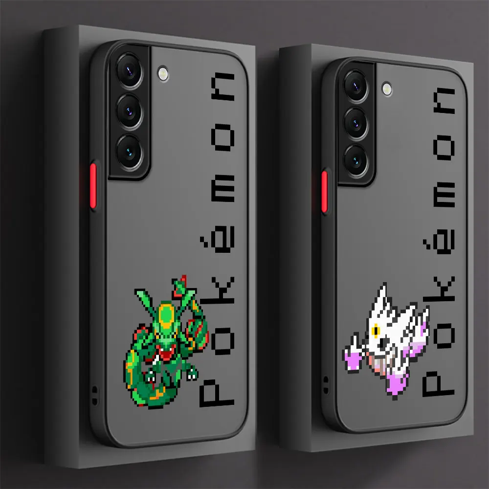 

Pokemon Rayquaza Giat Gengar phone cases For Samsung Galaxy Funny S23 S20 FE S10 Lite S21 Note 20 S24 Ultra S22 Plus Matte Cover