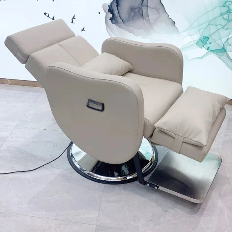 

Recliner Spa Barber Chairs Pedicure Cosmetic Luxury Ergonomic Barber Chairs Salon Commercial Cadeira Barbeiro Furniture SR50BC