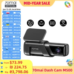 70mai Dash Cam M500 1944P 170FOV 70mai M500 DVR per auto Dash Camera Registratore GPS ADAS 24H Monitor di parcheggio eMMC archiviazione integrata