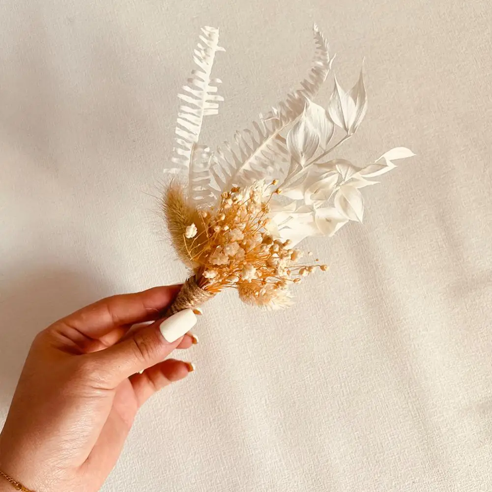 

Diy Dried Bouquet Mini Dried Bouquet Bohemian Mini Flower Bouquet Set for Diy Crafts Vase Decor Wedding Party for Home