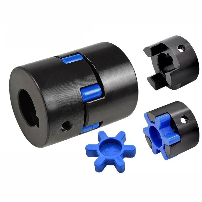 Durable Wear-resistant Low-noise L110 L-type Hexagonal Plum Blossom Coupling 45# Steel High Torque In Stock
