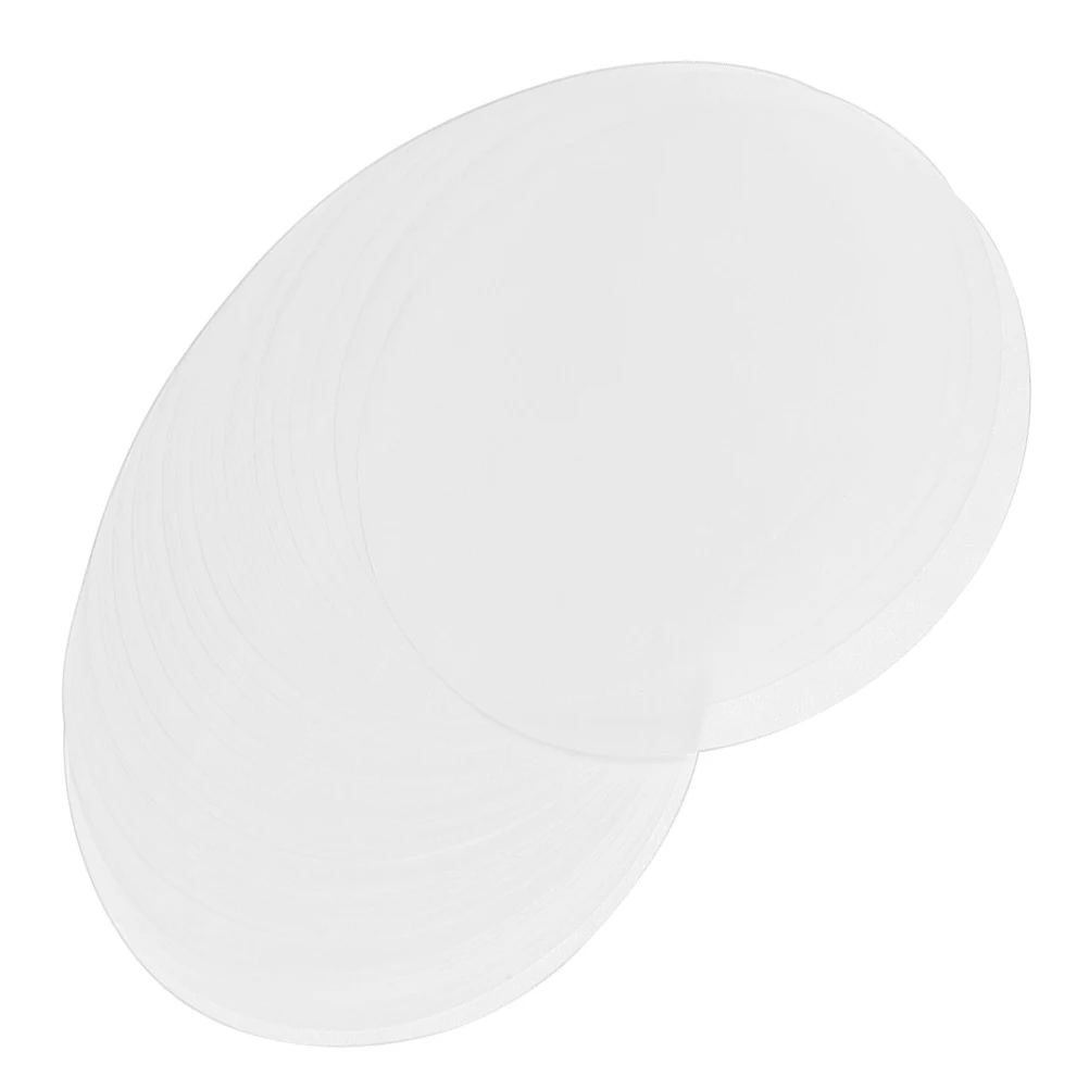 

100 Sheets White Wood Pulp Sealing Film Leak Proof Cup Papers Accessories Beverage Protection Cap Hot Cold Drinks Compatible