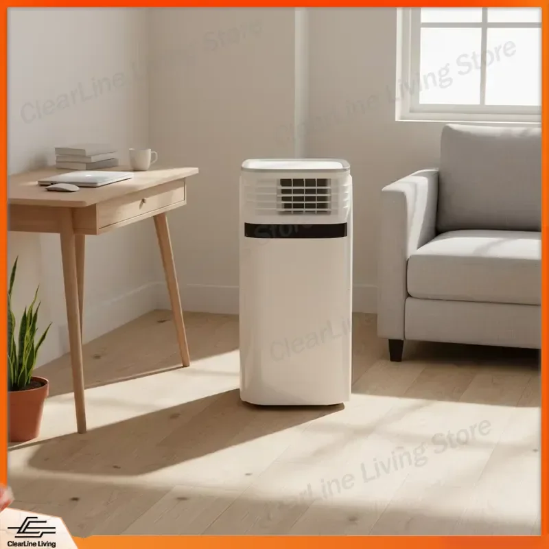 22000BTU Portable Air Conditioner Industrial Mobile AC Unit Cooling Function Home Office Room Cooler Energy Efficient Quiet