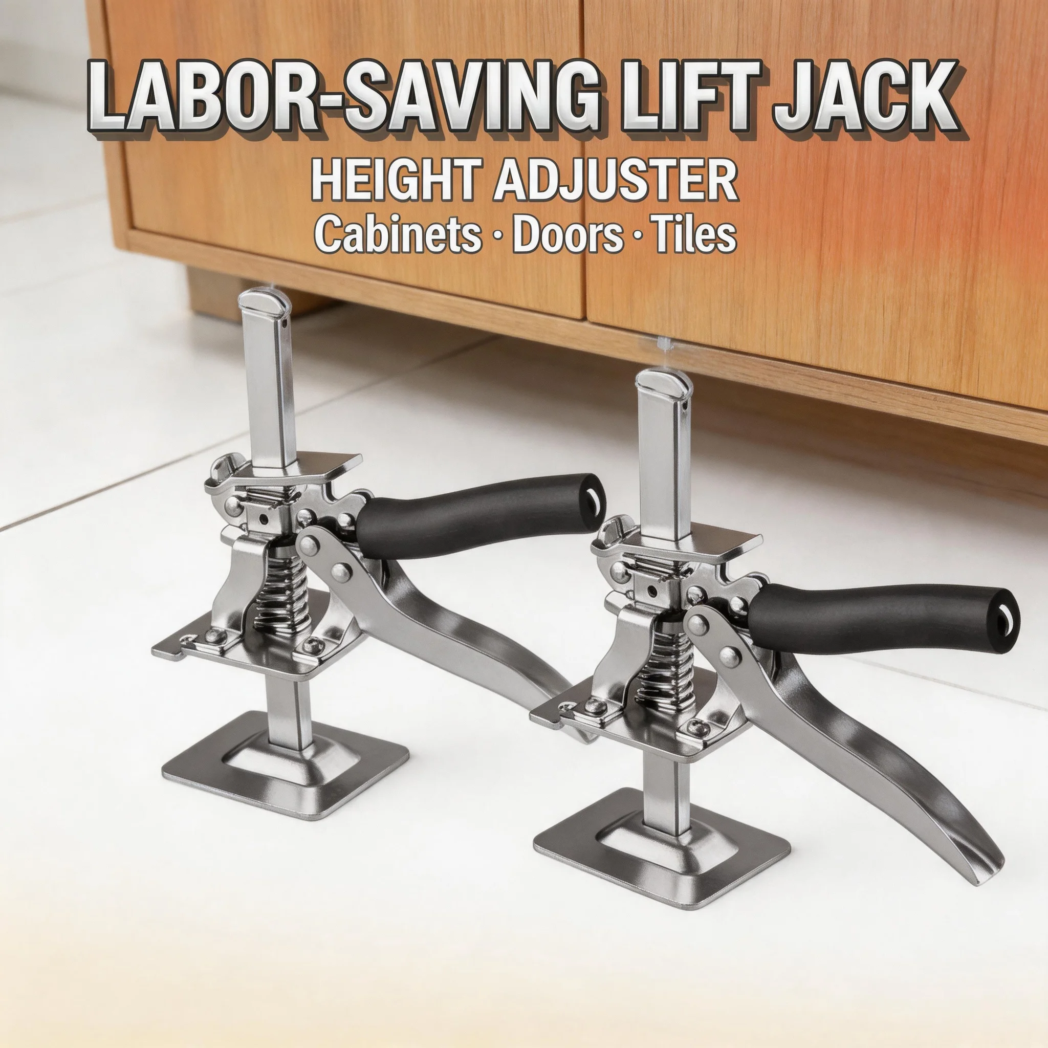 1PCS/2PCS Board Lifter Height Adjuster Labor-Saving Arm Jack Drywall Door Panel Cabinet Tile Elevator Lifting Tool