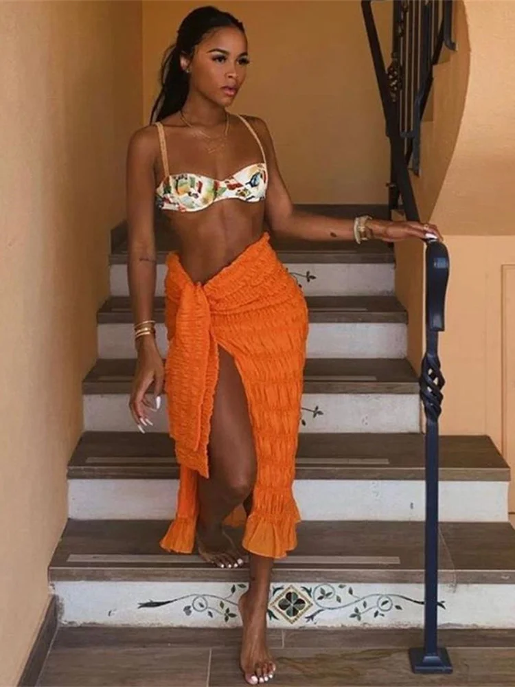 Nibber Casual Geplooide Geweven Rok Voor Vrouwen Harajuku Sexy Oversized Kleding Onregelmatige Vorm Kant Casualwear Vrouwelijke Outfit