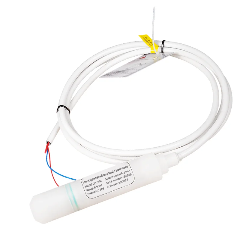 

Ceramic core Anti-Corrosion Water Level Transmitter 0-5m DC 24V Liquid Level Sensor 4-20MA to 0-10V to RS485 Water Level Sensor